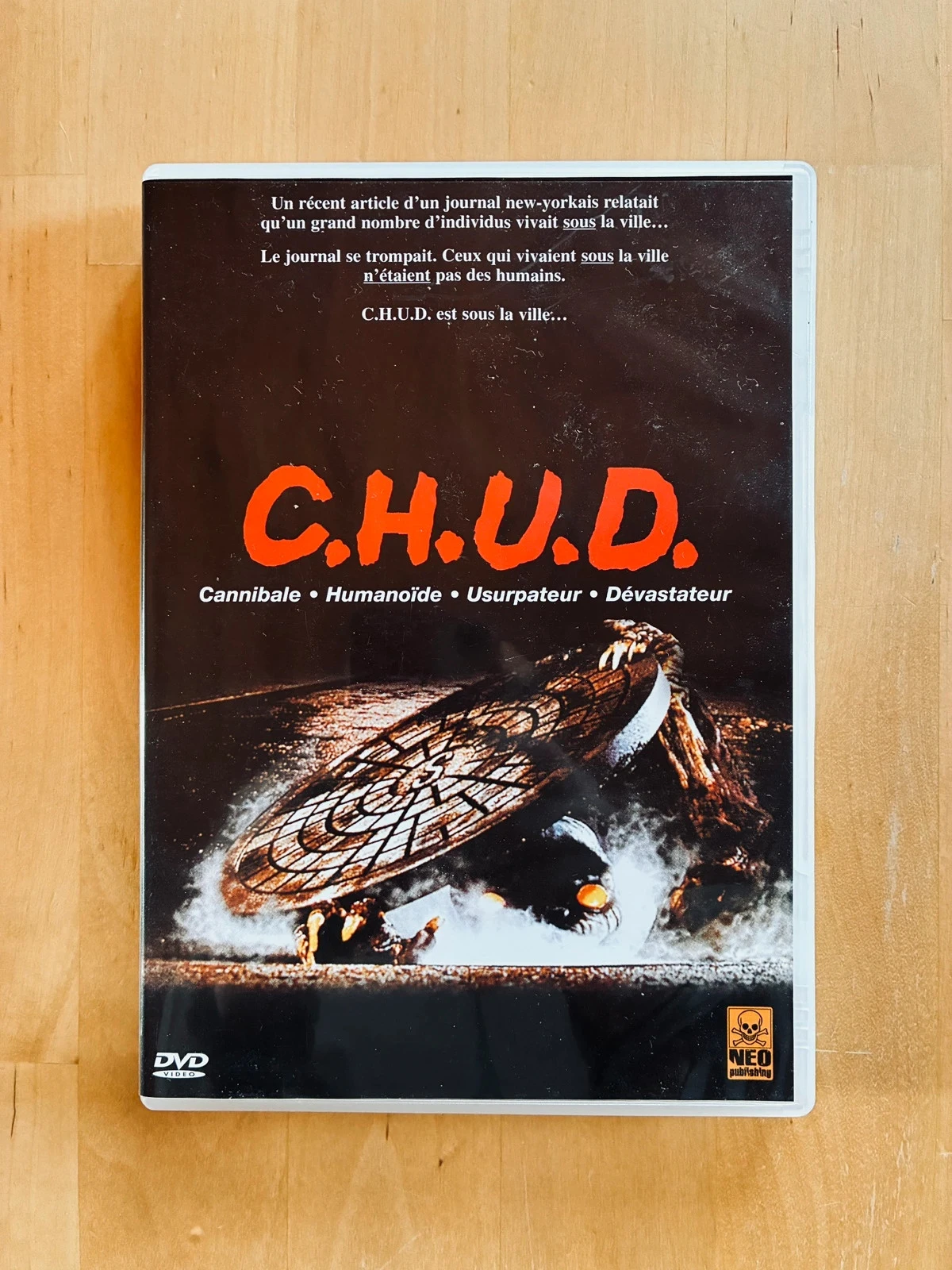 dvd C.H.U.D. Édition Neo Publishing.
